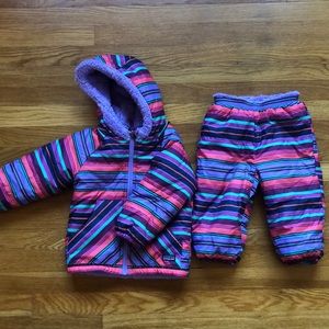 Patagonia toddler two piece snow suit